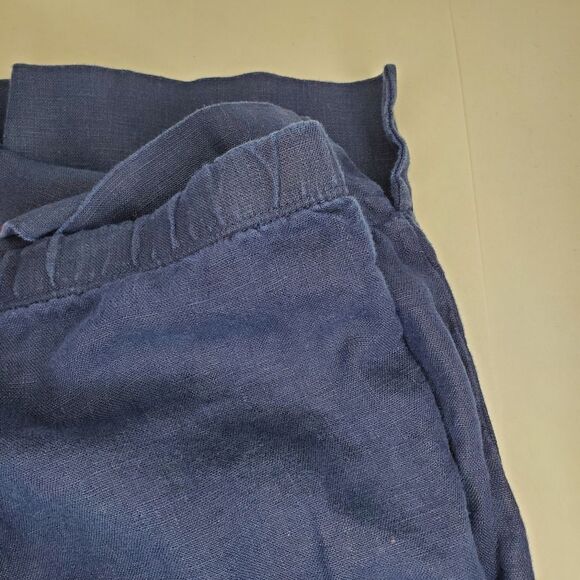 J Jill Love Linen Cropped Pants Size L - Picture 4 of 10